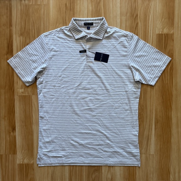 NEW- Peter Millar Crown Crafted Men's Albatross Performance Golf Polo- Large - Picture 6 of 9